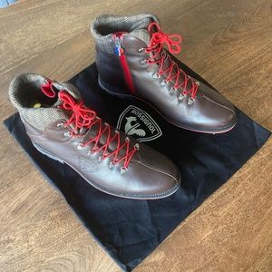 ROSSIGNOL 1907 CHAMONIX LEATHER BOOTS US-10 EU-43
